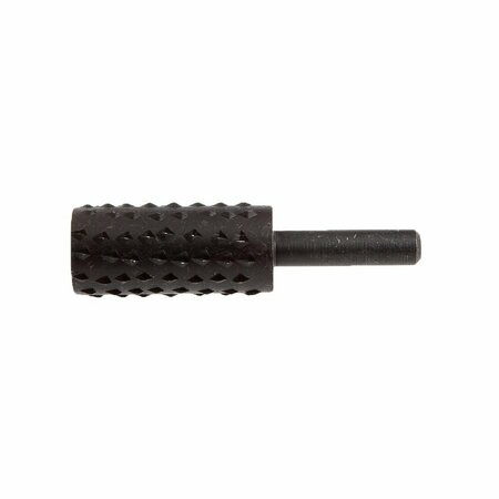 Forney Rotary Rasp, Cylindrical with Flat Top, 1-3/8 in x 5/8 in x 1/4 in 60065